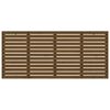 vidaXL T&ecirc;te de lit murale Marron miel 206x3x91,5 cm Bois massif de pin