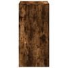 vidaXL Table de bar chêne fumé 51x50x103,5 cm bois d'ingénierie