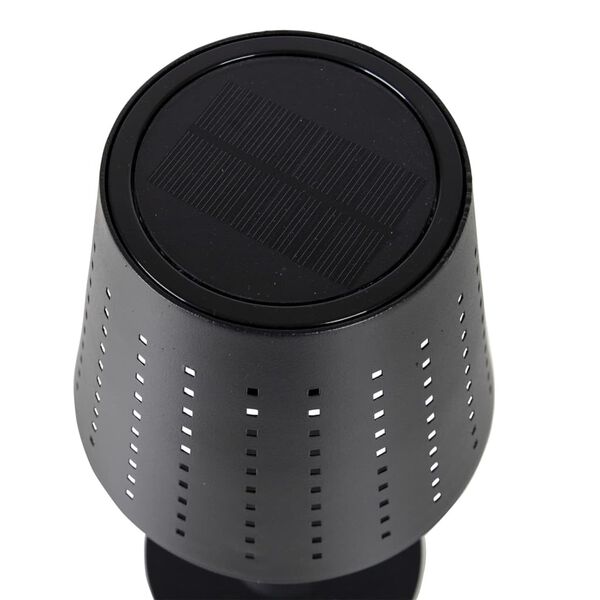 Bo-Camp Lampe de table solaire à LED Harter Noir
