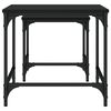 vidaXL Tables basses gigognes 2 pcs noir bois d'ingénierie