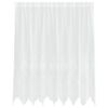 vidaXL Rideau en Dentelle Blanc 160 x 200 cm Polyester
