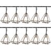 Luxform Lampes de f&ecirc;te de jardin &agrave; LED solaires 10 pcs Sousse Dor&eacute;