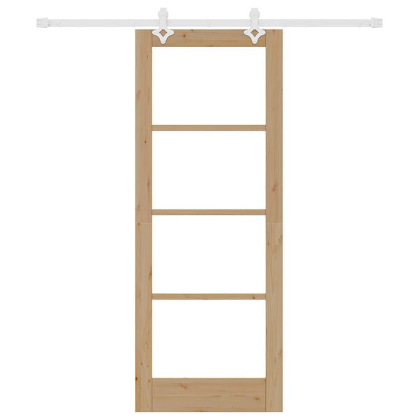 vidaXL Porte coulissante Naturel 78 x 202 cm
