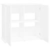 vidaXL Support pour aquarium blanc 81x36x73 cm bois d'ingénierie