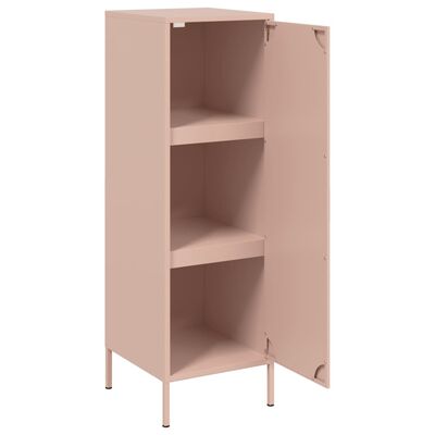 vidaXL Buffet haut rose 36x39x113 cm acier