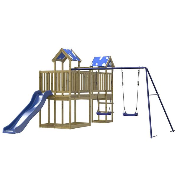 vidaXL Aire de jeux d'extérieur bois de pin imprégné