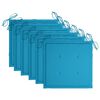 vidaXL Chaises de jardin lot de 6 avec coussins Bois d'acacia solide