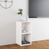 vidaXL Meuble TV blanc 72x35x36,5 cm bois d’ingénierie