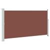 vidaXL Auvent lat&eacute;ral r&eacute;tractable de patio 160 x 300 cm Marron