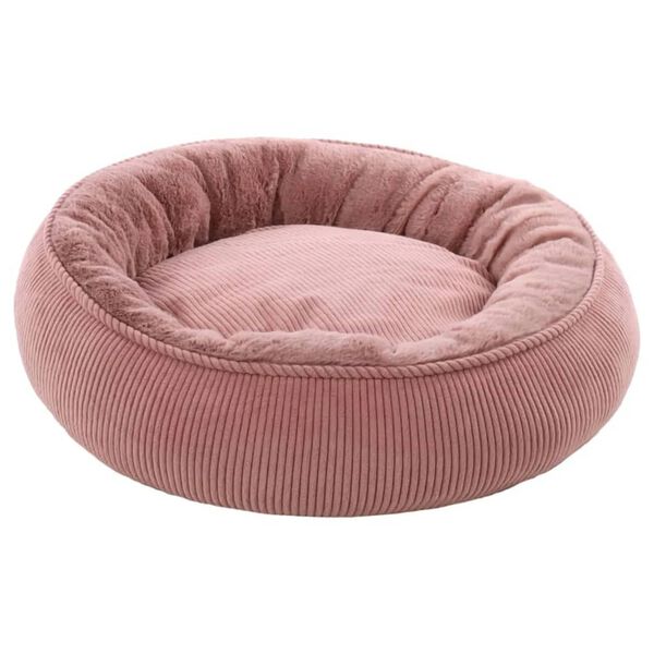 FLAMINGO Lit pour chien fermeture &eacute;clair Colette Rond 46 cm Rose