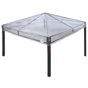 vidaXL Remplacement de housse de gazebo 300 x 300 x 26 cm Transparent