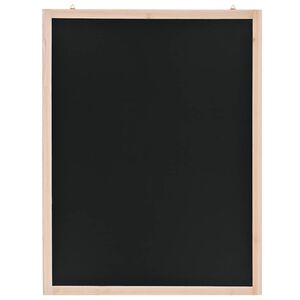 vidaXL Tableau noir mural Bois de c&egrave;dre 60 x 80 cm