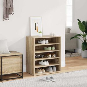 vidaXL Armoire &agrave; chaussures Ch&ecirc;ne sonoma 60x35x70 cm Bois d&rsquo;ing&eacute;nierie