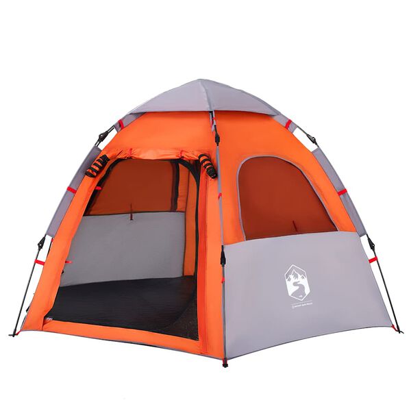vidaXL Tente de camping cabine 4 personnes libération rapide