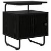 vidaXL Table de chevet Ch&ecirc;ne noir Bois d'ing&eacute;nierie