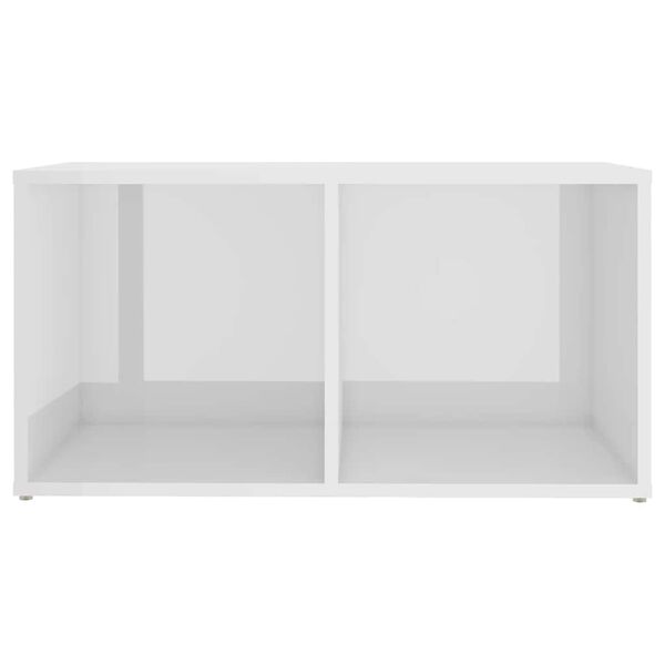vidaXL Ensemble de meubles TV 6 pcs Blanc brillant Bois d'ing&eacute;nierie
