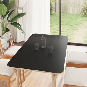 vidaXL Autocollants auto-adh&eacute;sifs pour meuble noir mat 90x500 cm PVC