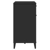 vidaXL Buffet VIKEN noir 80x40x80 cm bois d'ingénierie