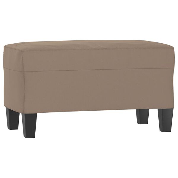 vidaXL Banc Taupe 70x35x41 cm Tissu microfibre