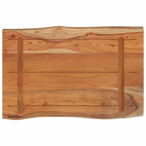 vidaXL Dessus de table 60x40x2,5 cm rectangulaire bois massif d'acacia