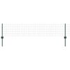 vidaXL Cl&ocirc;ture Euro avec poteau 10 x 0,4 m Acier recouvert de PVC Vert