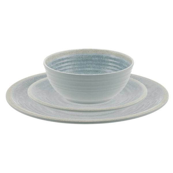 Travellife Ensemble de vaisselle de luxe 12 pcs D&eacute;nia Gris clair