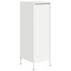vidaXL Buffet haut blanc 35x39x103,5 cm acier