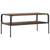 vidaXL Table d'appoint Bois ancien 100 x 50 x 46 cm Bois d'ing&eacute;nierie
