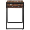vidaXL Bureau multicolore 100x50x75 cm bois massif de r&eacute;cup&eacute;ration