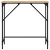 vidaXL Table console ch&ecirc;ne sonoma 75x32x75 cm bois d'ing&eacute;nierie