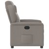 vidaXL Fauteuil inclinable Taupe Tissu