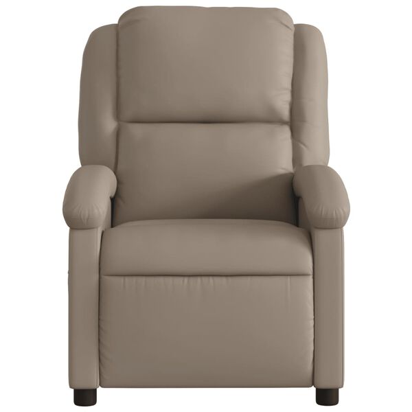 vidaXL Fauteuil inclinable Cappuccino Similicuir