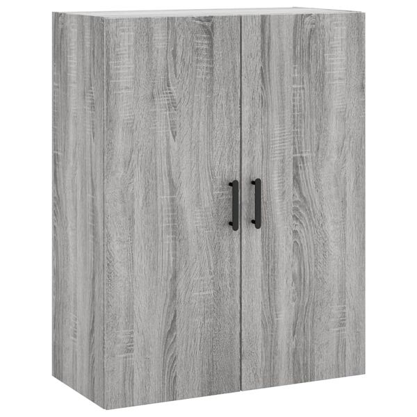 vidaXL Armoire murale sonoma gris 69,5x34x90 cm