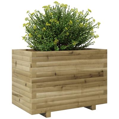 vidaXL Jardinière 70x40x49,5 cm bois de pin imprégné