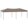 vidaXL Tente de r&eacute;ception pliable Taupe 3x6 m