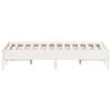 vidaXL Cadre de lit sans matelas blanc 140x190 cm bois de pin massif