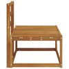 vidaXL Canap&eacute; d'ext&eacute;rieur en bout Naturel 91 x 63 x 73 cm