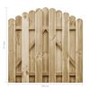 vidaXL Portail de jardin Bois de pin impr&eacute;gn&eacute; 100x100 cm