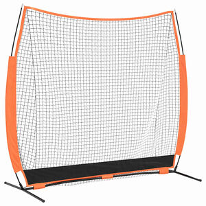vidaXL Filet d'entra&icirc;nement de baseball Noir 250 x 106,5 x 210 cm