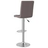 vidaXL Tabouret de bar Taupe Tissu