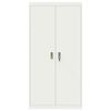 vidaXL Armoire de rangement 2 pcs Blanc 90 x 40 x 180 cm Acier