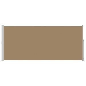 vidaXL Store lat&eacute;ral r&eacute;tractable Taupe 300 x 220 cm Polyester