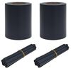 vidaXL Tans de jardin pour l'intimit&eacute; 70 x 0,19 m PVC Gris fonc&eacute;