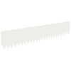 vidaXL Bordure de Pelouse 30 pc 103 x 20 cm Acier Blanc