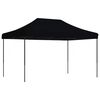 vidaXL Tente de r&eacute;ception pliable escamotable noir 440x292x315 cm