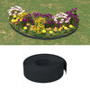vidaXL Bordures de jardin 3 pcs noir 10 m 15 cm poly&eacute;thyl&egrave;ne
