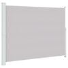 vidaXL Auvent lat&eacute;ral r&eacute;tractable de patio 220x314 cm Gris