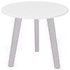 vidaXL Plateau de table Blanc brillant 50 x 50 x 1,5 cm