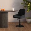 vidaXL Tabouret de bar Noir Velours