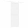 vidaXL Porte coulissante ORKDAL Blanc 83 x 211 cm Pin massif
